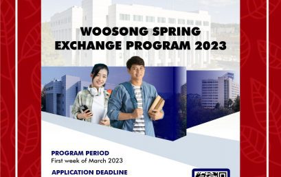 Woosong Spring Exchange Program 2023