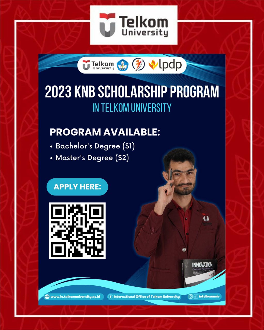 KNB Scholarship 2023 - Telkom University International Office