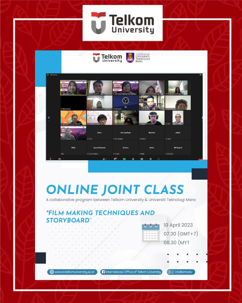 Film Making Techniques and Storyboard, OJC TelU and UiTM Film Making Techniques and Storyboard, OJC TelU and UiTM