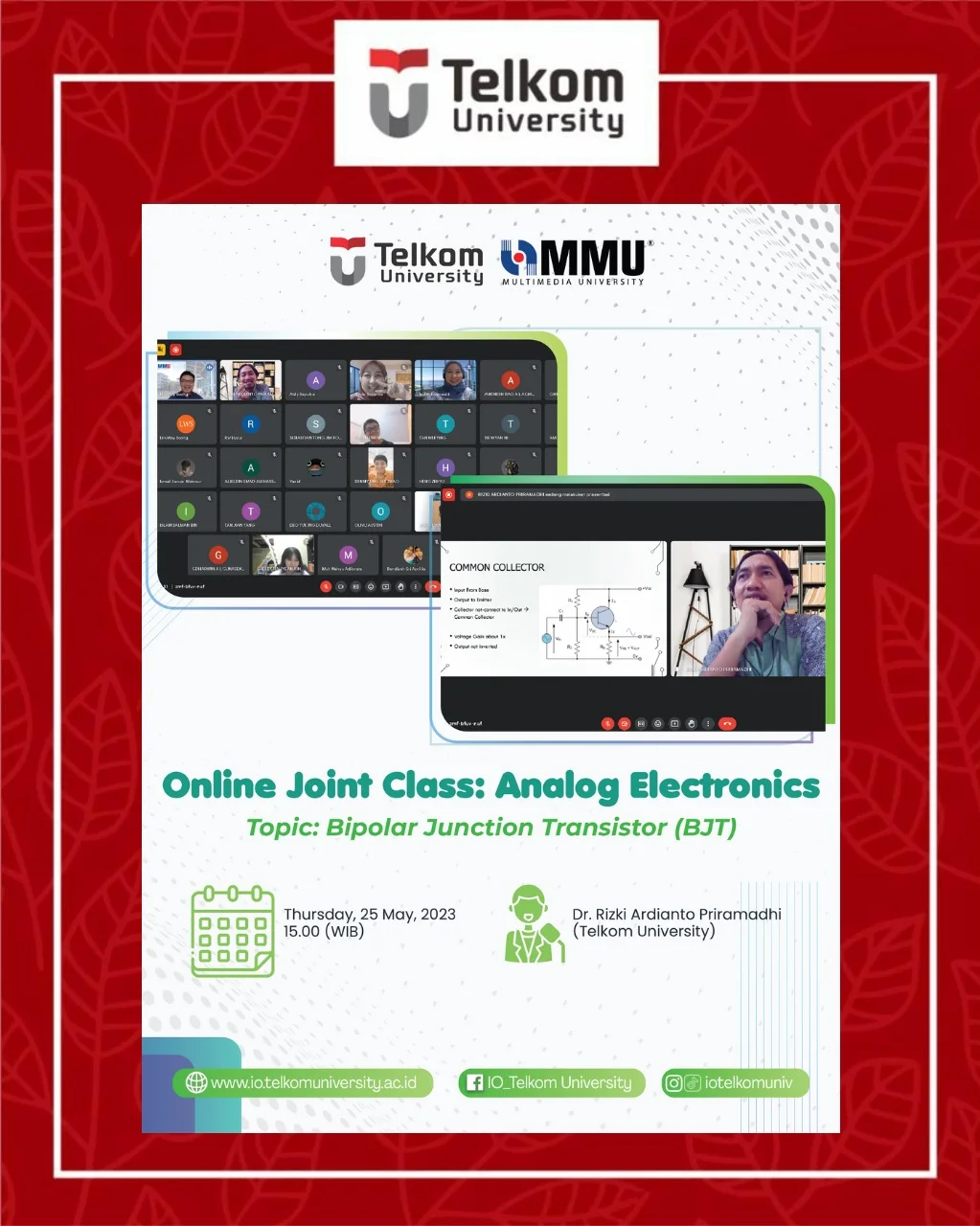 Analog Electronics, an Online Joint Class between TelU & MMU Analog Electronics, an Online Joint Class between TelU & MMU