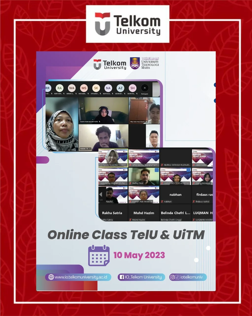 Online Joint Class IF TelU & UiTM Online Joint Class IF TelU & UiTM