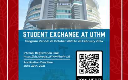 UTHM PHYSICAL PROGRAM 2023