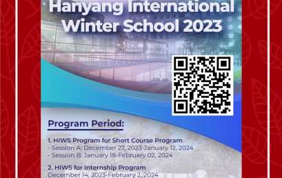 HIWS PROGRAM 2023 (Hanyang International Winter School)