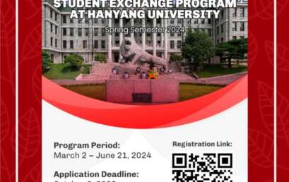 Spring 2024 at Hanyang University ERICA, South Korea