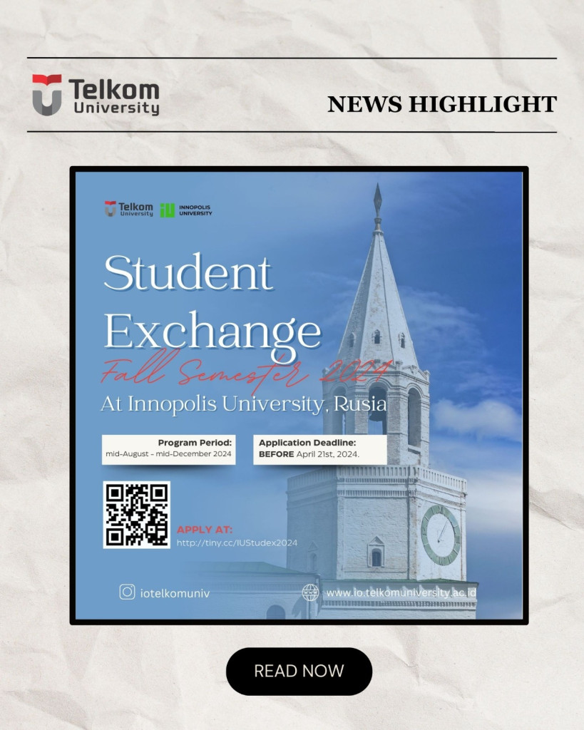 IU Student Exchange Fall Semester 2024 Telkom Univesity IO