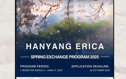 Hanyang ERICA Spring Exchange Program 2025