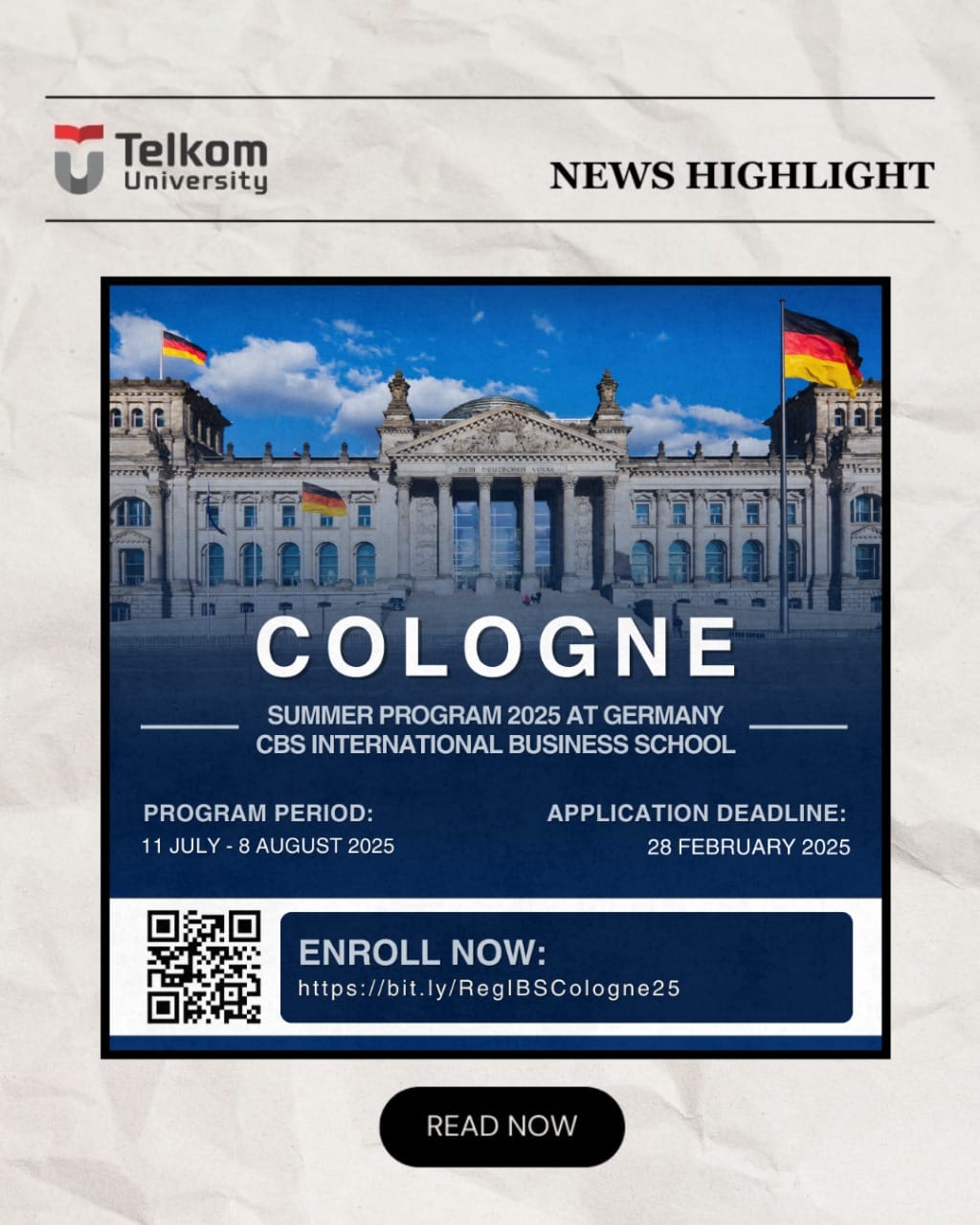 SUMMER PROGRAM 2025 AT CBS INTERNATIONAL BUSINESS SCHOOL, COLOGNE-GERMANY SUMMER PROGRAM 2025 AT CBS INTERNATIONAL BUSINESS SCHOOL, COLOGNE-GERMANY