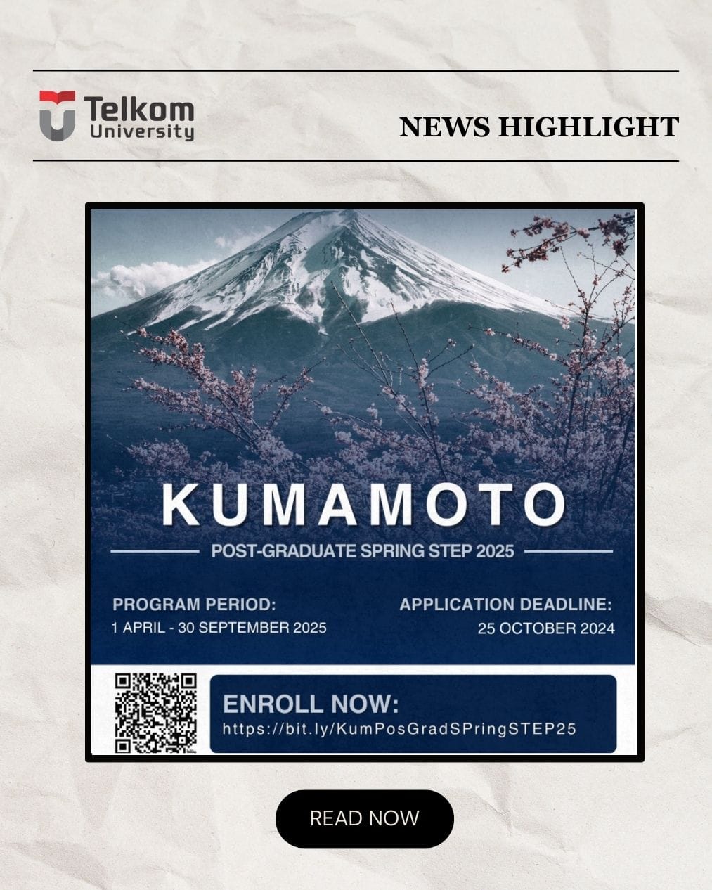 Kumamoto Post-Graduate Spring STEP 2025 Kumamoto Post-Graduate Spring STEP 2025