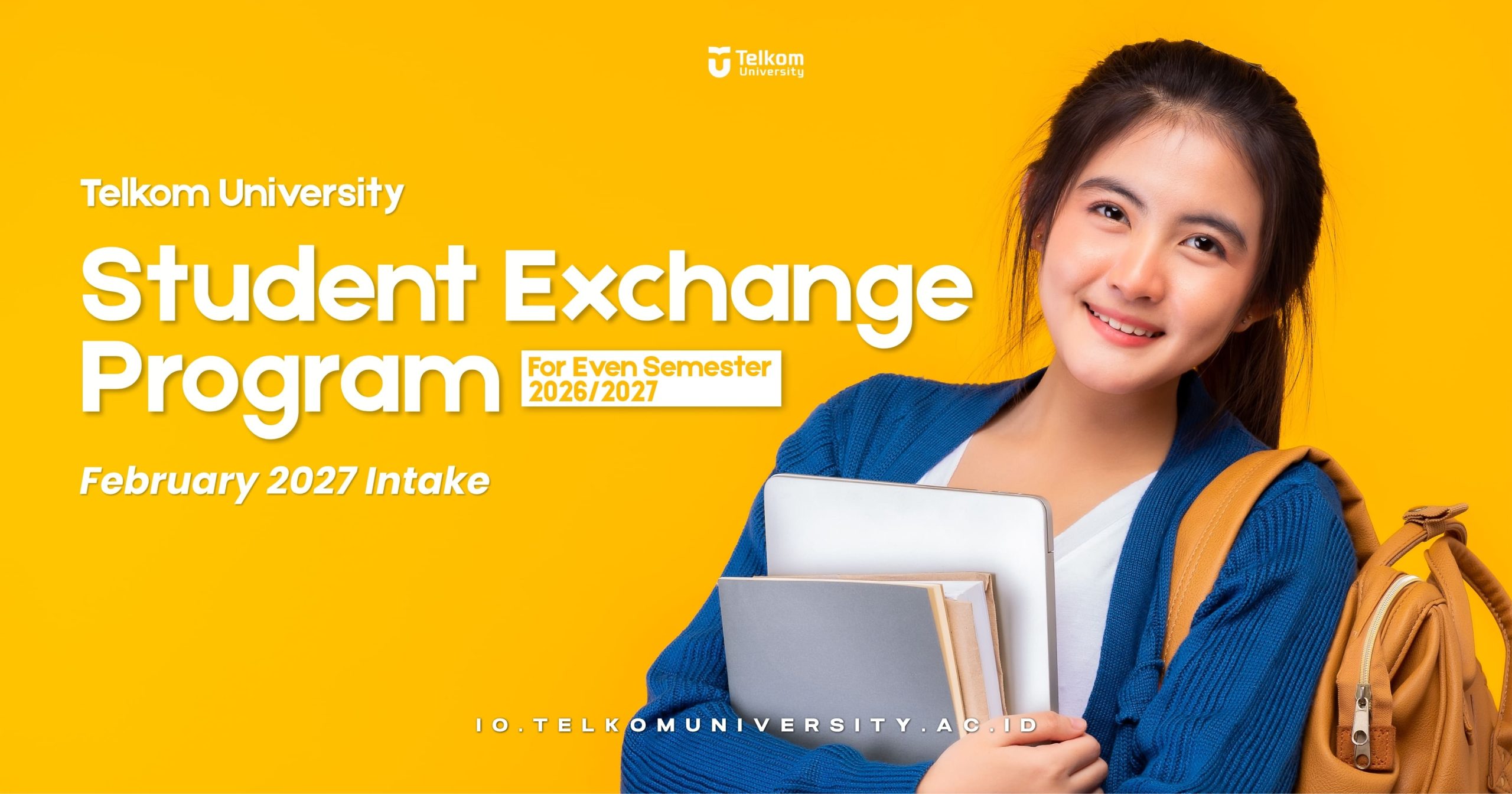 TelU Student Exchange Program for Even Semester 2026/2027 (February 2027 Intake) TelU Student Exchange Program for Even Semester 2026/2027 (February 2027 Intake)